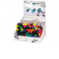 Display marker pentru textile Kreul, varf mediu, 78 buc