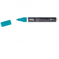 Marker pentru textile Opak Kreul, varf mediu, culoare turcoaz