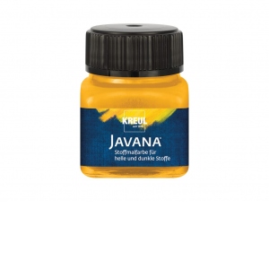 Vopsea pentru textile deschise si inchise la culoare Javana, 20 ml, golden yellow
