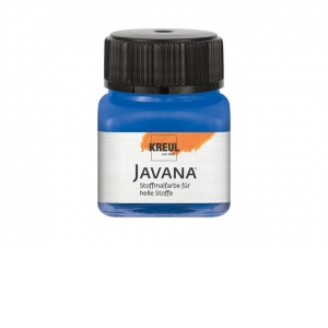 Vopsea pentru textile deschise la culoare Javana, 20 ml, royal blue