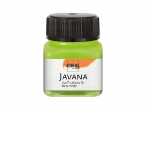 Vopsea pentru textile deschise la culoare Javana, 20 ml, may green