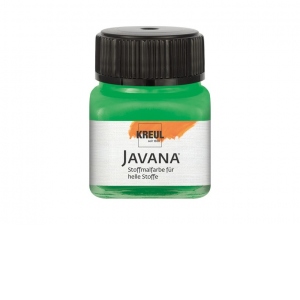 Vopsea pentru textile deschise la culoare Javana, 20 ml, brilliant green