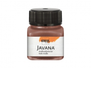 Vopsea pentru textile deschise la culoare Javana, 20 ml,fawn brown