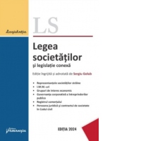 Legea societatilor si legislatie conexa. Actualizata 29 ianuarie 2024