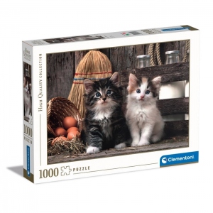 Puzzle Clementoni - Lovely Kittens, 1000 piese