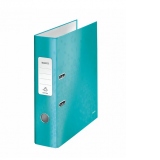 Biblioraft Leitz 180° WOW, carton laminat, A4, 80 mm, turcoaz