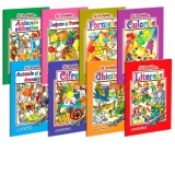 Pachet Carti de colorat, format A4 (8 titluri)