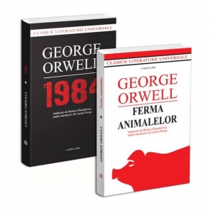 Pachet George Orwell (2 carti): 1. 1984; 2. Ferma animalelor