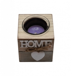 Suport Lumanare Candle Holder Home Love, 8x8x8.5cm