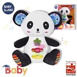 Jucarie interactiva bebe cu sunete si lumini 15 cm - Panda