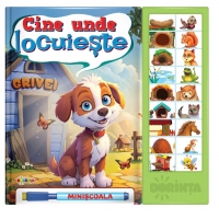 Cine unde locuieste. Carte cu sunete