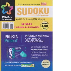 Sudoku de buzunar. Nr.3/2024