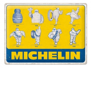 Placa decor 30x40 Michelin Logo Evolution