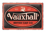 Placa metalica 20x30 Vauxhall Vintage Oval