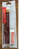 Set creioane Stabilo HB + radiera + ascutitoare