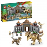 LEGO Jurassic World - Centru pentru turisti: T.rex si Raptor