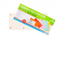 Separator carton 10.5X24 cm, 160G, set 100, crem Ecada
