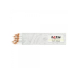 Creion alb pentru textile FATIH (set 12 bucati)
