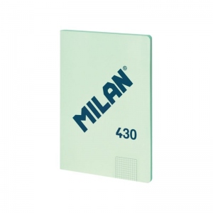 Caiet A4 48 file matematica, cusut MILAN, verde