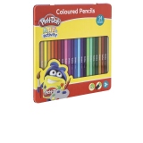 Set 24 creioane colorate in cutie metalica