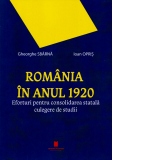 Romania in anul 1920. Eforturi pentru consolidarea statala. Culegere de studii