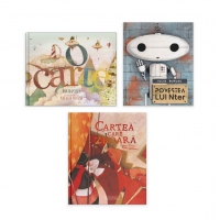 Pachet Carti despre carti (3 carti): 1. O carte; 2. Povestea lui Nter; 3. Cartea care zboara