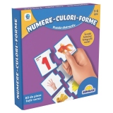 Puzzle Smile Games, Sa invatam numere, culori si forme, 60 piese