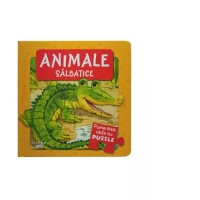Prima mea carte cu puzzle. Animale salbatice