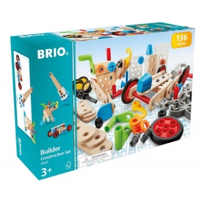 Jucarie set de constructie cu 136 piese BRIO