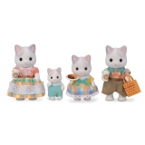 Figurine Sylvanian Families-Familia Pisicutelor Latte