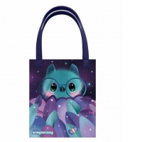 Sacosa Bangoberry Batty Liliacul, material textil, 24x28x2 cm