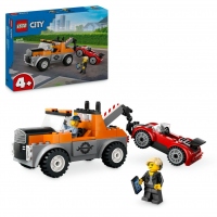 LEGO City - Camioneta de tractare si masina sport - 60435