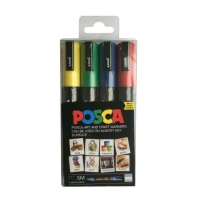 Marker acrilic 5M POSCA, M1506 (set 4 bucati)