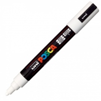 Marker acril POSCA PC-5M, alb 1