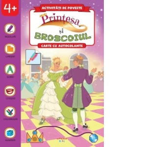 Activitati de poveste. Printesa si broscoiul. Carte cu autocolante