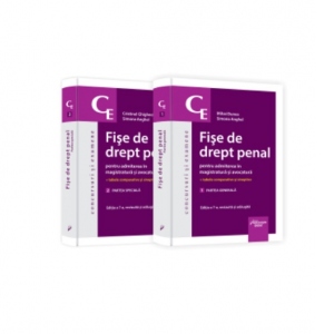 Fise de drept penal pentru admiterea in magistratura si avocatura. Editia a 7-a (doua volume)