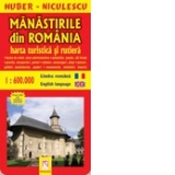 Manastirile din Romania. Harta turistica si rutiera