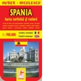 Spania. Harta turistica si rutiera