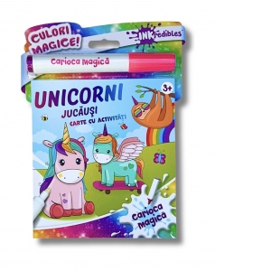 Unicorni jucausi. Carte cu activitati. Carioca magica