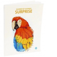 Carte de colorat pentru adulti Number by number Surprise 1