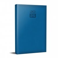 Agenda datata Tucson 2025, format A5, 352 pagini, culoare albastru