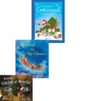 Pachet Mos Craciun si magia sarbatorilor (3 carti): 1. Ajutorul lui Mos Craciun; 2. Cum sarbatorim Craciunul; 3. Primul Craciun al Mosului