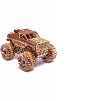 Puzzle 3D mecanic, Monster Truck, WT, lemn, 556 piese