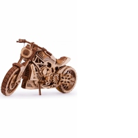 Puzzle 3D mecanic, Motocicleta DMS, WT, lemn, 203 piese