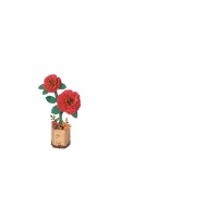 Puzzle 3D, Camelia rosie, Rowood, lemn, 113 piese