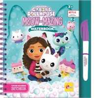 Waterbook: Carte de colorat Gabby's Dollhouse & pisicute