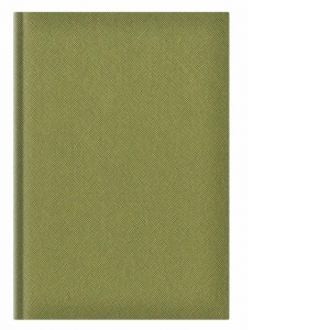 Agenda A5 Adria, nedatata, hartie ivory, coperta verde