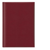 Agenda A5, nedatata, hartie offset alb, coperta bordeaux