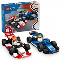 LEGO City - Masini de curse F1 Williams Racing si Haas F1 - 60464