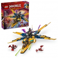 LEGO Ninjago - Superavionul cu reactie al lui Ras si Arin - 71833